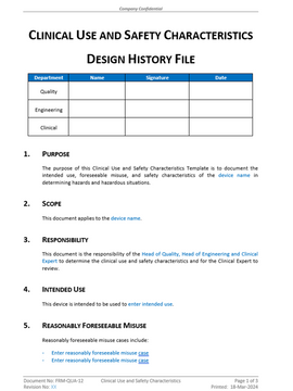Quality - Form - Clinical Use and Safety Characteristics - 0