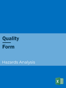 Quality - Form - Hazards Analysis-1