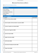 Quality - Form - Management Review Agenda and Minutes-2