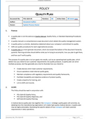 Quality - Policy - Quality Plan-2