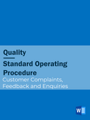 Quality - SOP - Customer Complaints, Feedback and Enquiries-1