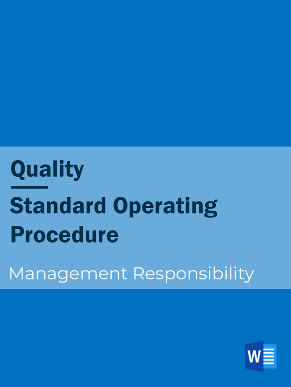 Quality - SOP - Management Responsibility