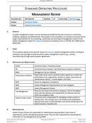 Quality - SOP - Management Review-2