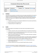 Quality - SOP - Purchasing-2